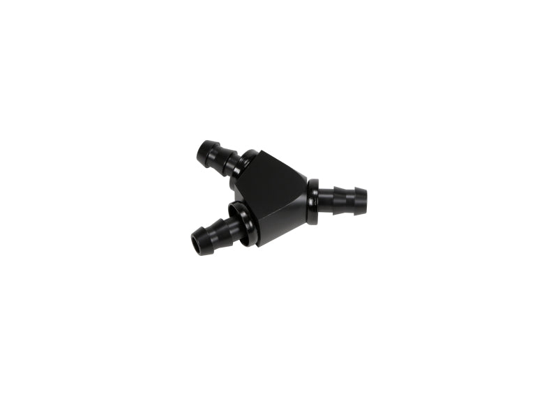 Fleece Performance FPE-FIT-Y06-BLK Universal 3/8in Aluminum Y Barbed Fitting (F