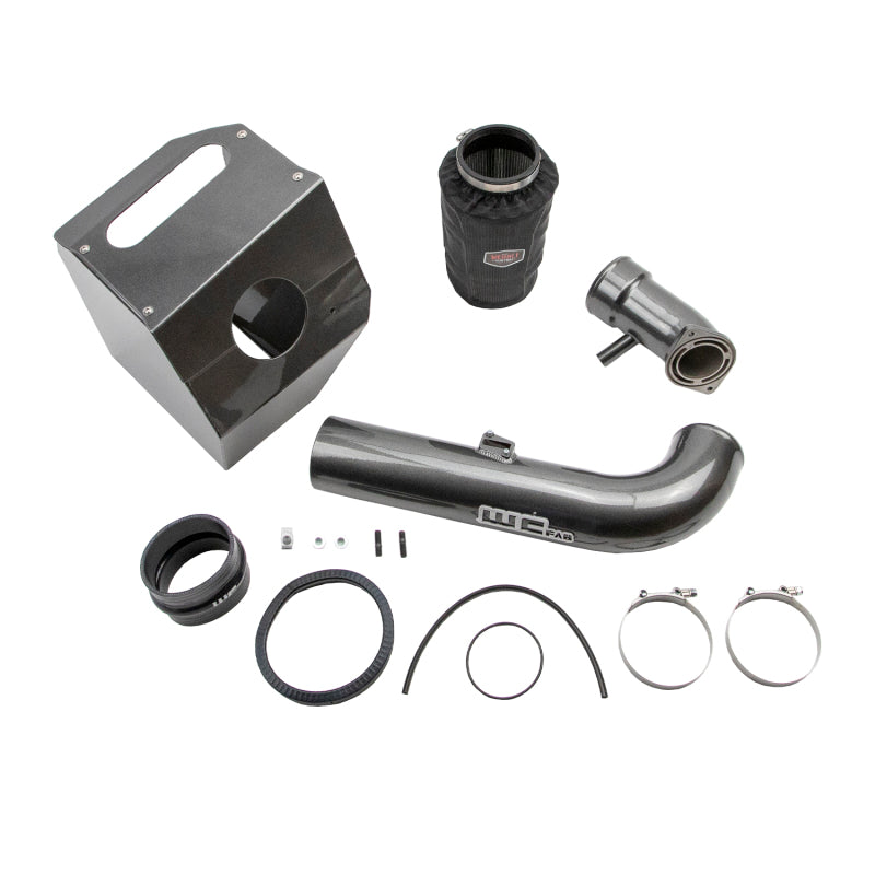 Wehrli WCF100360-GRY fits Chevrolet 17-19 6.6L L5P 4in Intake Kit Stage 2 - WCFa