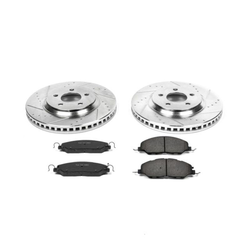 PowerStop K5407 fits Ford 11-14 Mustang Front Z23 Evolution Sport Brake Kit