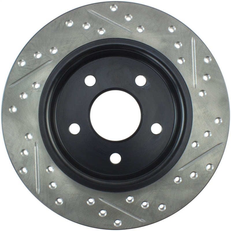 Stoptech 127.61099R 12-15 fits Ford Focus w/ Rear Disc Brakes Rear Right Slotted & Drilled Rotor