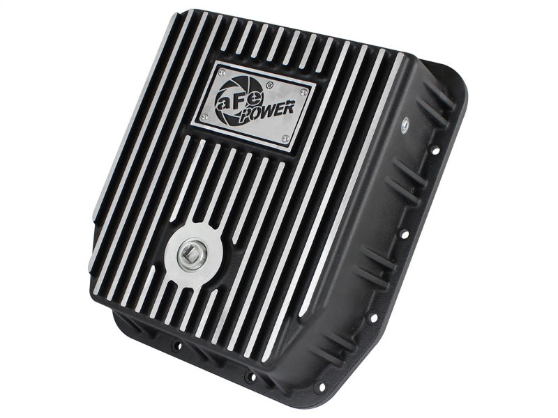 AFE 46-70222 Transmission Pan (Black); fits Ford Trucks 94-08 AODE