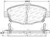 Stoptech 308.0571 Street Brake Pads - Front