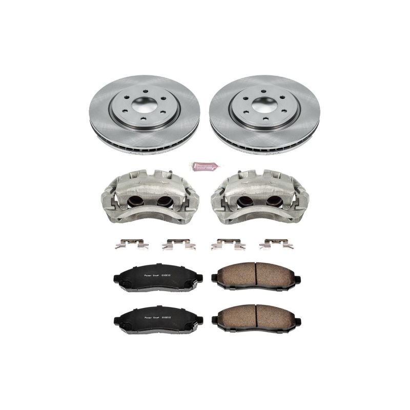 Power Stop KCOE142 09-12 fits Suzuki Equator Front Autospecialty Kit w/Cals