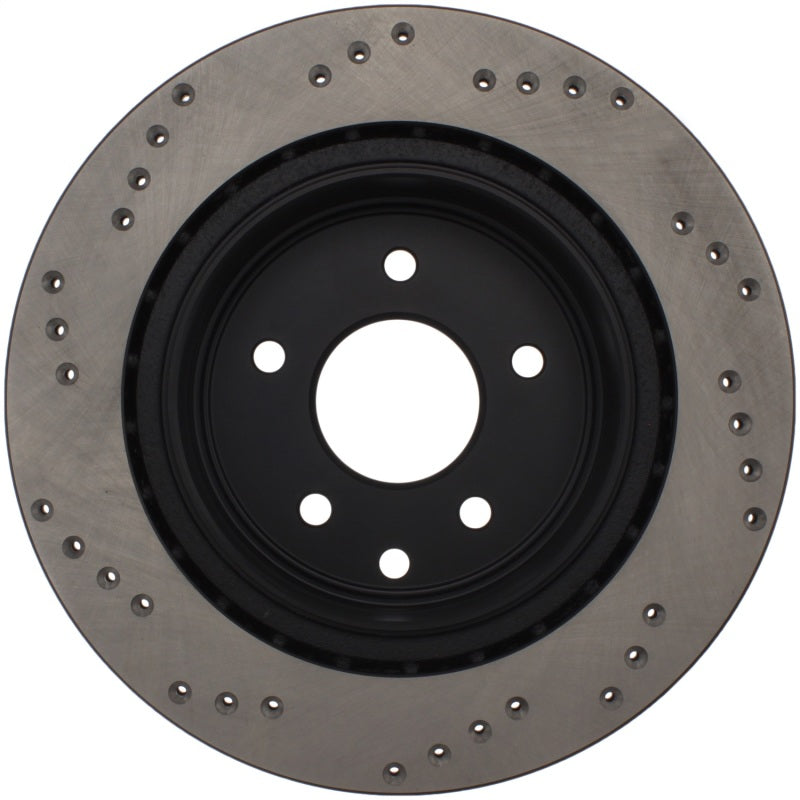 Stoptech 128.42088R 08-09 fits Infiniti EX35 / 05-08 G35 / 09 G37 / 06-09 M35/M45 Drilled Right Rear Rotor