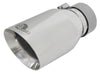 AFE 49T30454-P092 orce-Xp Univ 304 SS Double-Wall Clamp-On Exhaust Tip - Polish