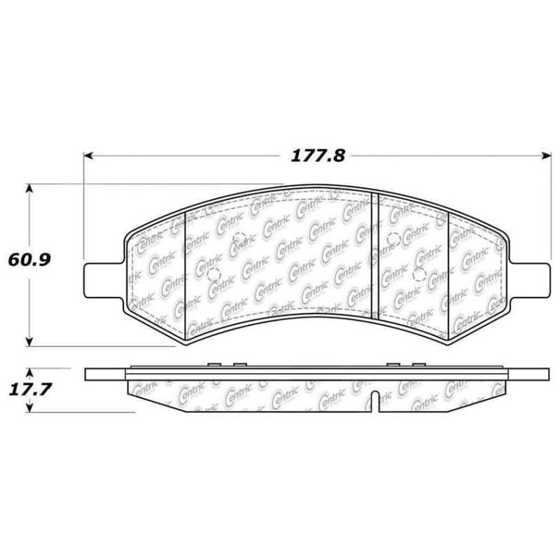 Stoptech 308.1084 06-17 Dodge Ram 1500 Street Performance Front Brake Pads