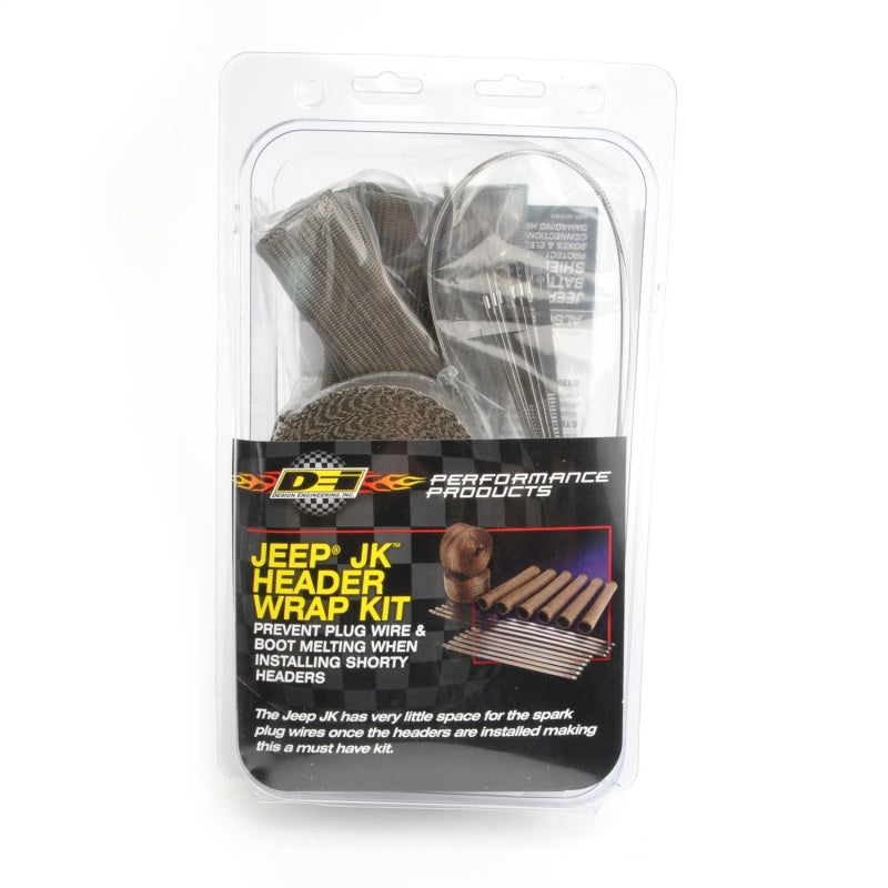 DEI 10136 Exhaust Wrap Kit - Header Wrap - fits Jeep 07-20 JK - 2011 - Titanium