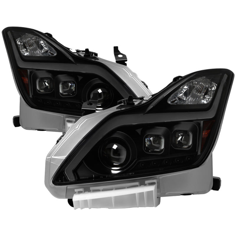 xTune 9039348 fits Infiniti G37 Coupe HID Only 08-15 Projector Headlights Black