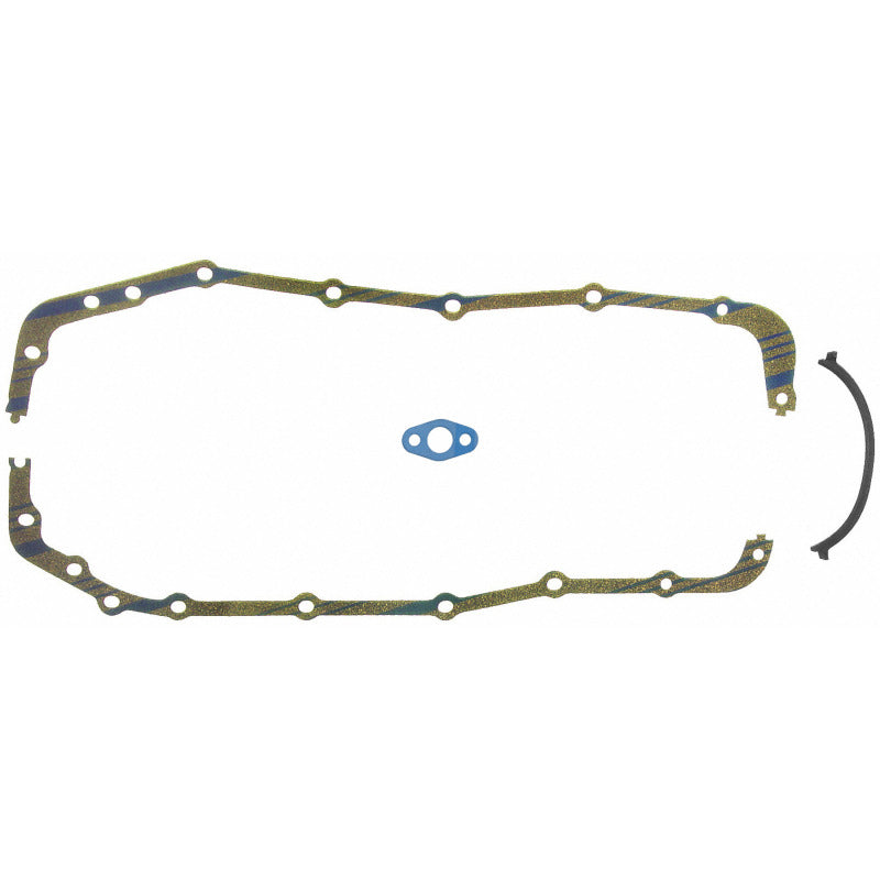 Fel-Pro OS30185C Buick Electra OS 30185 C Engine Oil Pan Gasket Set Blue Stripe cork-rubber