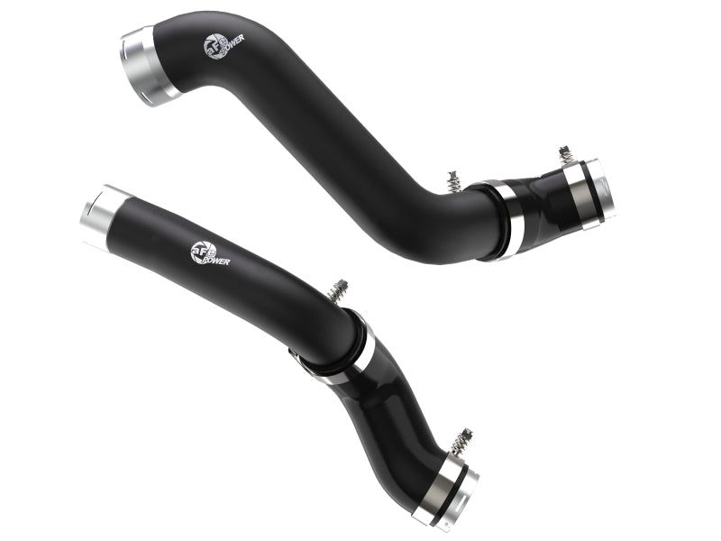 AFE 46-20424-B unner Black Intercooler Hot & Cold Side Tubes Combo 19-20 fits G