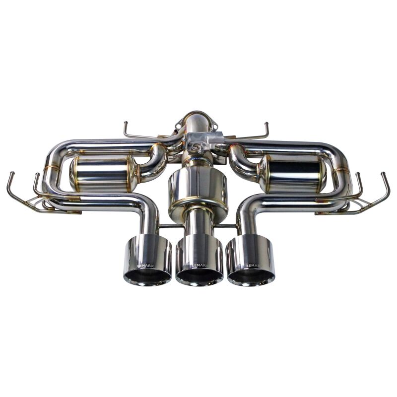 Remark RK-C3076H-09 2023+ fits Honda Civic Type-R (FL5) Triple Tip Catback Exhaust w/ Triple Tip & Front Pipe