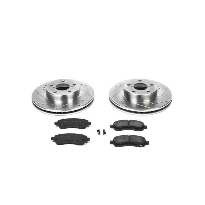 PowerStop K445 fits Subaru 97-01 Impreza Front Z23 Evolution Sport Brake Kit