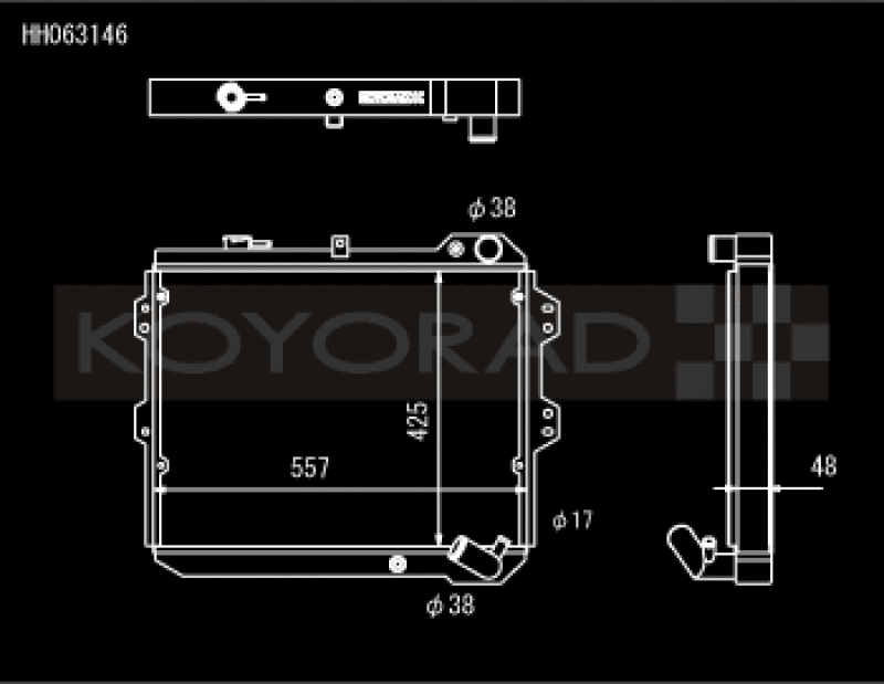 Koyo 83-85 Mazda RX-7 fits 1.1/1.3L MT (Includes GSL-SE Trim)