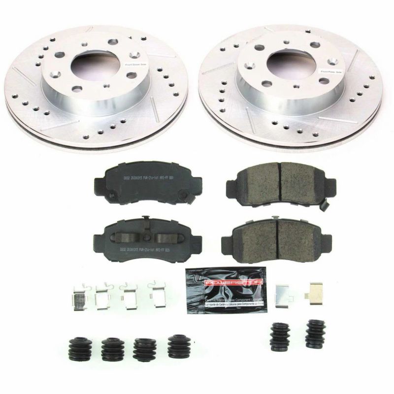 PowerStop K5224 fits Honda 00-06 Insight Front Z23 Evolution Sport Brake Kit