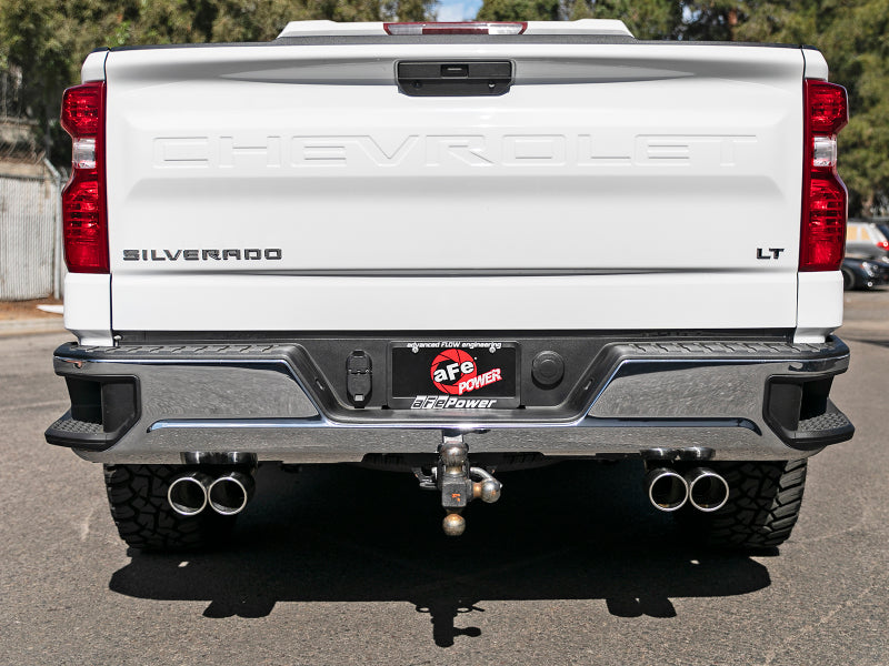 AFE 49-34104-P Series 3in-2-1/2in 304 SS Cat-Back 2019 fits GM Silverado 1500
