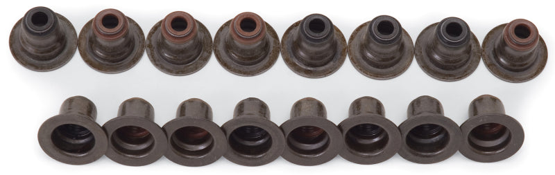 Edelbrock 5766 Spring Seat Locator/Seal Kit for Cylinder Heads Using 8mm Valves w/ 1 30In Beehive Springs