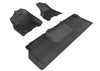 3D MAXpider 2006-2011 fits Honda Civic Coupe Kagu 2nd Row Floormats - Black