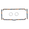 Fel-Pro OS4250C OS 4250 C Engine Oil Pan Gasket Set Blue Stripe cork-rubber