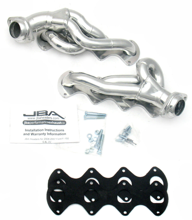 JBA 1676S-1JS fits Ford 05-10 F-Series 5.4L 3V 1-5/8in Primary Silver Ctd Cat4Ward Header