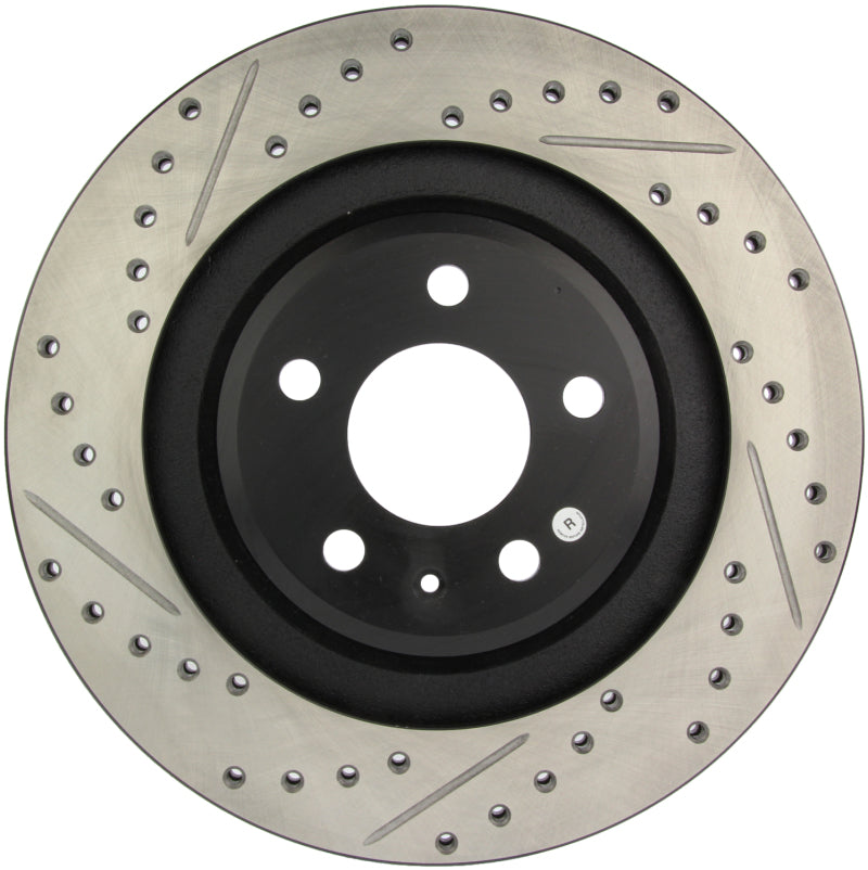 Stoptech 127.33125R Slotted & Drilled Sport Brake Rotor