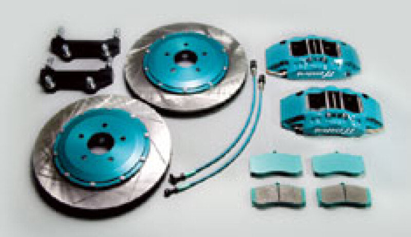 Project Mu PFS6-N109B Forged Sports Caliper Kit fits Nissan Silvia (6 Piston) Front 355x32mm Rotors