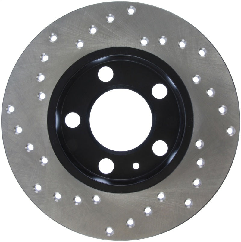 Stoptech 128.33057L 00-06 Audi TT Left Rear Drilled Rotor