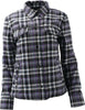 Kuryakyn 094527 Kuryakyn Leather By River Road Cameo Flannel Moto Shirt Womens - Small
