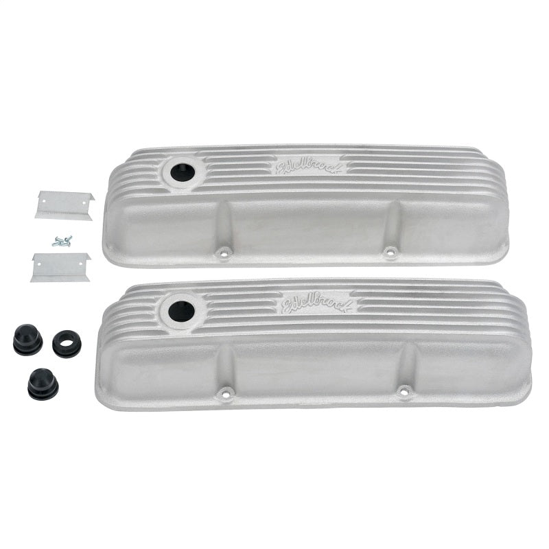 Edelbrock 41629 Valve Cover Classic Series fits Ford 1958-1976 FE V8 Satin