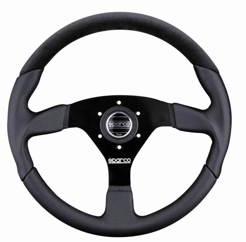 SPARCO 015TL522TUV Sparco Steering Wheel L505 Lap 5 Blk/Blk/Blk