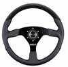 SPARCO 015TL522TUV Sparco Steering Wheel L505 Lap 5 Blk/Blk/Blk
