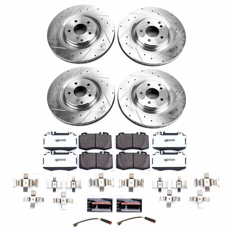Power Stop K9078 26 07 fits Mercedes-Benz SLK55 AMG Front Z26 Street Brake Kit