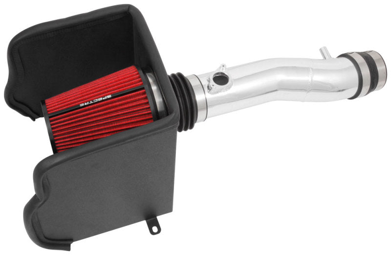 Spectre 9060 16-18 fits Toyota Tacoma V6-3.5L F/I Air Intake Kit - Polished w/Red Filter