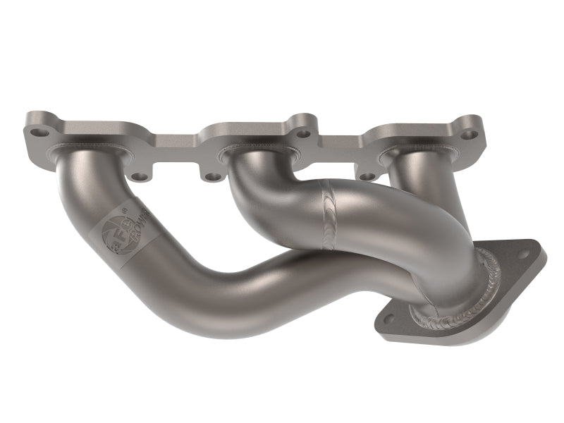 AFE 48-43031-T d Steel Shorty Header 11-17 fits Ford Mustang V6-3.7L - Titanium