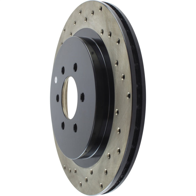 Stoptech 128.63037CR 92-02 Dodge Viper Drilled Rear Right Cryo Rotor
