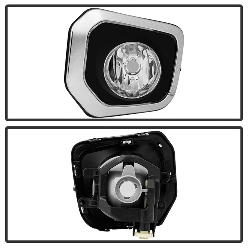 Spyder 5082336 fits Toyota 16-20 Tacoma 2018 OEM Fog Lights W/Switch - Clear FL