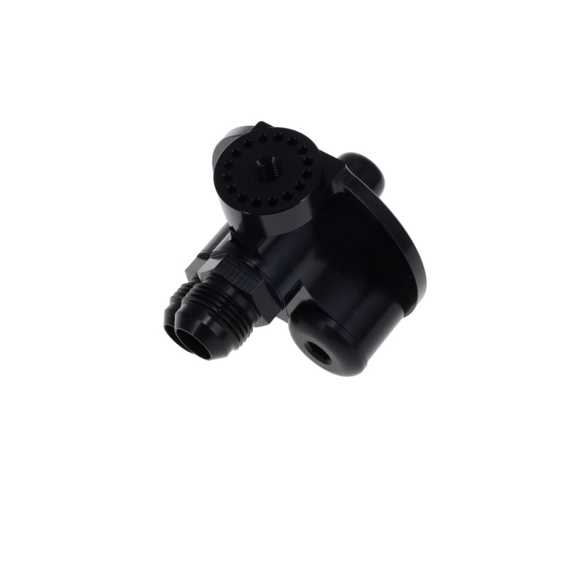 Peterson Fluid Systems 09-1393 Remote Filter Mount 3/4 -16AN Thread -12AN Fittings - fits Ford Style