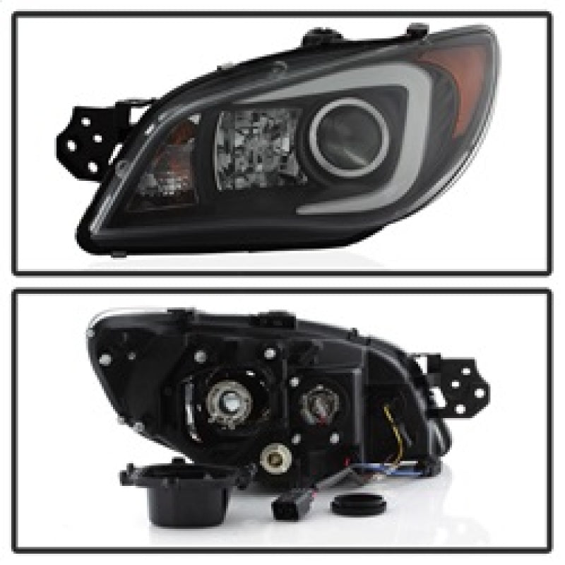 Spyder 5083913 fits Subaru 06-07 WRX Projector Headlights - HID Model Only - Bl