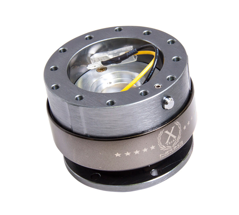 NRG SRK-200GM Quick Release Gen 2.0 - Gunmetal Body / Titanium Chrome Ring