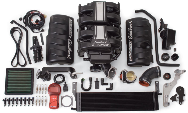Edelbrock 1580 Supercharger Stage 1 - Street Kit 2005-2009 fits Ford Mustang 4 6L 3V w/ Tuner