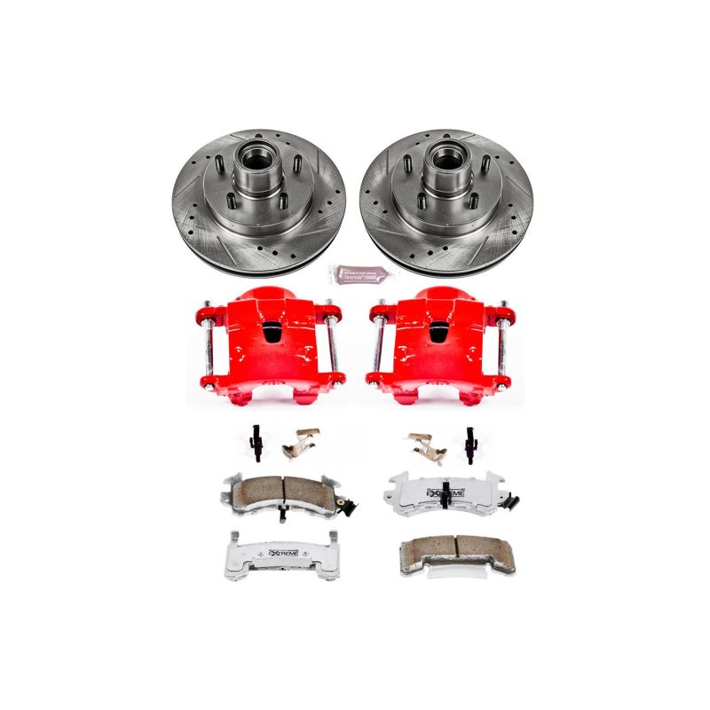 PowerStop KC1482 fits Buick Regal Front Z26 Street Warrior Brake Kit w/Calipers