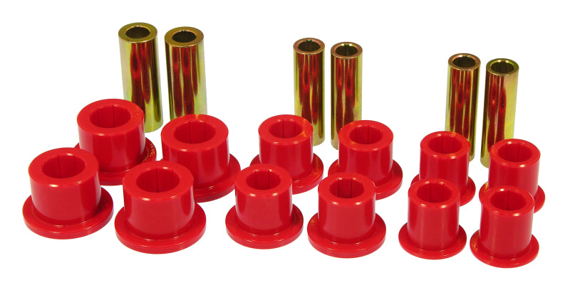 Prothane 6-1025 99-04 fits Ford F250/350 SD 2/4wd Front Leaf Spring Bushings-Red