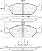 Stoptech 308.0925 Street Brake Pads