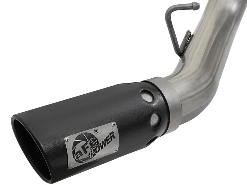 AFE 49-44086-B BORE-HD 4in 409-SS DPF-Back Exhaust w/Dual Black Tips 2017 fits