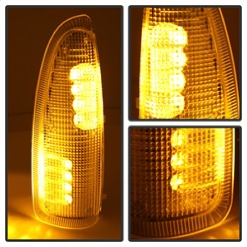 xTune 9924712 fits Ford Superduty F250-F650 03-07 Amber LED Mirror Signal Lens