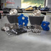 S&S 310-1058A Cycle 2017 M8 Models 124in CI Oil Cooled w/ Black Pushrod Tubes &