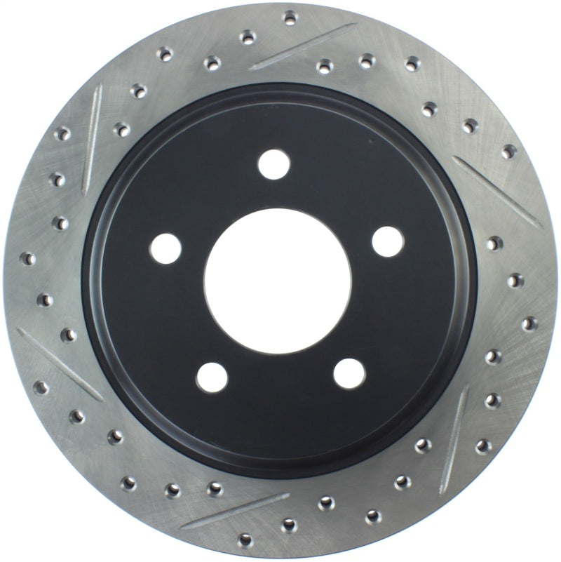 Stoptech 127.61046R Slotted & Drilled Sport Brake Rotor