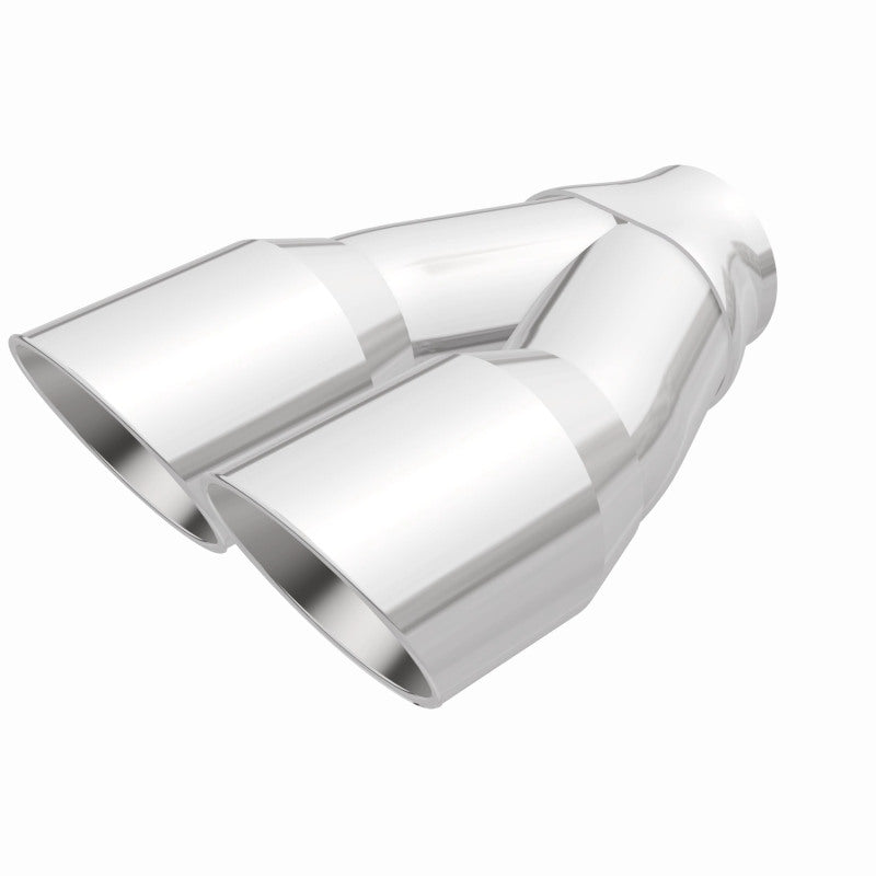 MagnaFlow 35226 Double Wall 3in Dual Round Polished Tip 2.25in Inlet
