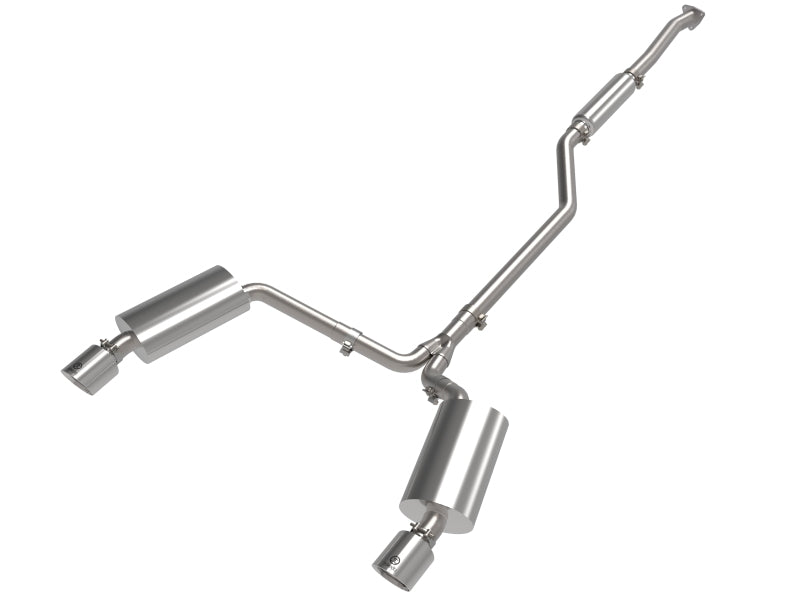 AFE 49-36629-P fits Acura TSX L4 2.4L Takeda 2-1/2in to 2-1/4in 304 SS Cat-Back