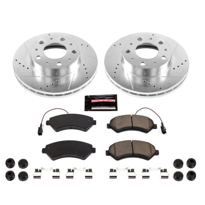 PowerStop fits Ram 14-19 ProMaster 1500 Front Z23 Evolution Sport Brake Kit