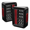 Spyder 5070395 fits Jeep 07-15 Wrangler LED Tail Lights Black ALT-YD-JWA07-LED-